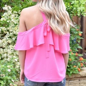 Naked Zebra Tops - Regina Layered Halter- NWT Naked Zebra Tops - Regina Layered Halter- NWT
